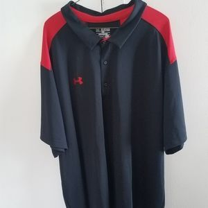 Under Armour 5XL heatgear black polo